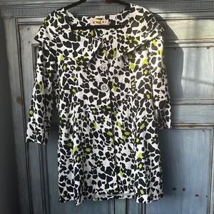 Marni Cotton Jacket Dress Size M Made in Italy